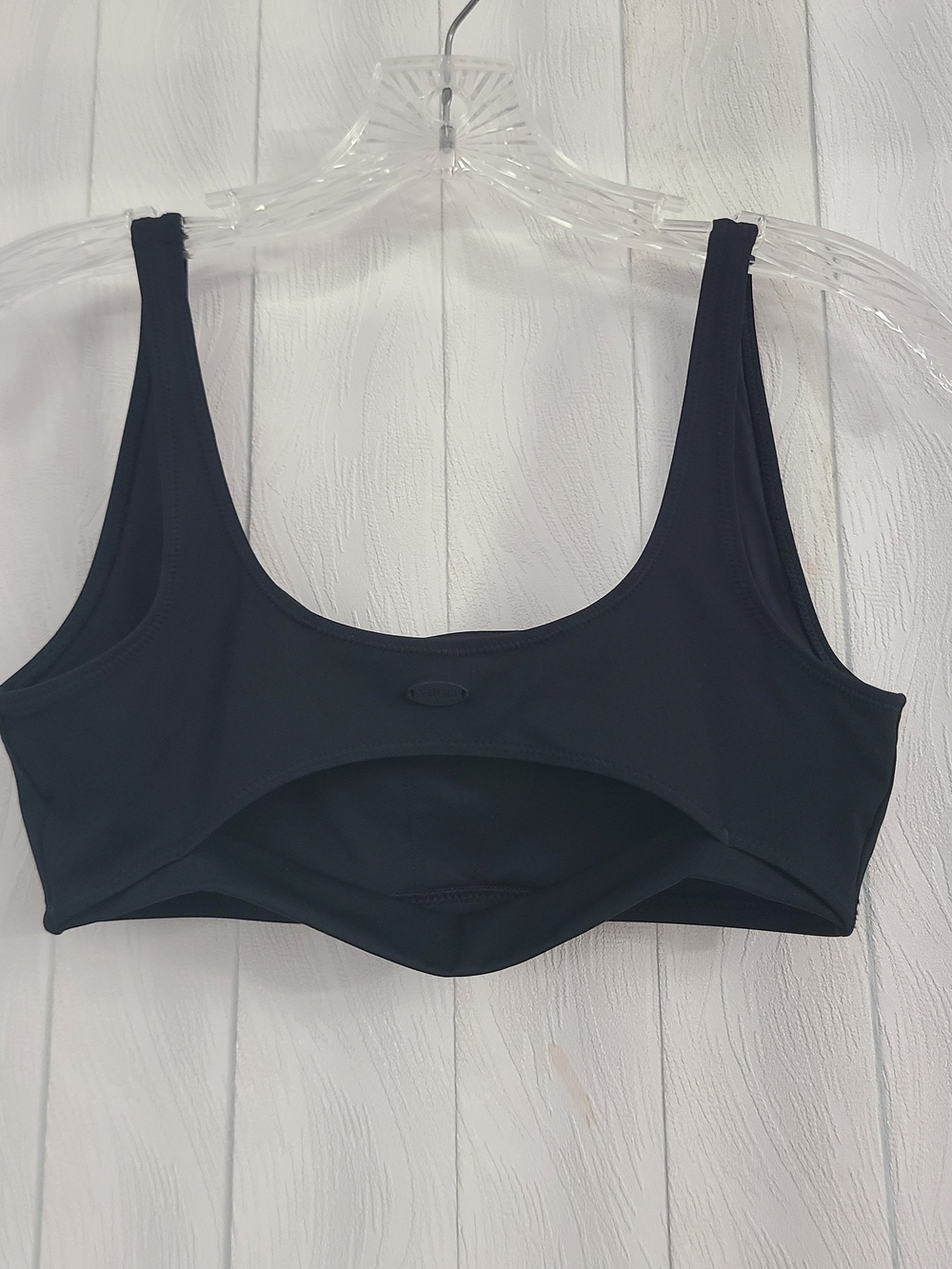 Vuori Sz XS-S Black Encinitas U-Shape Neckline Fixed Strap Swimsuit Tank Top - Picture 3 of 3
